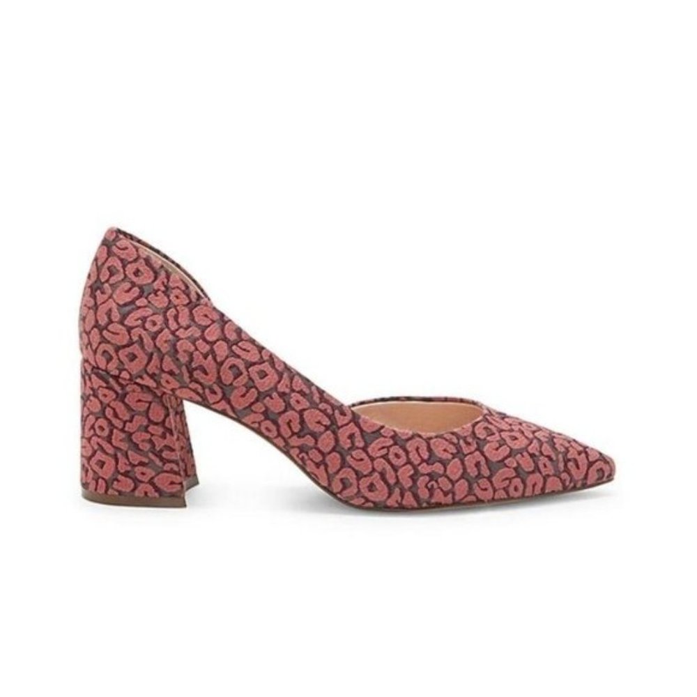 Louise et Cie Jolon Flared Heel Pump Leopard NWT - Picture 2 of 6